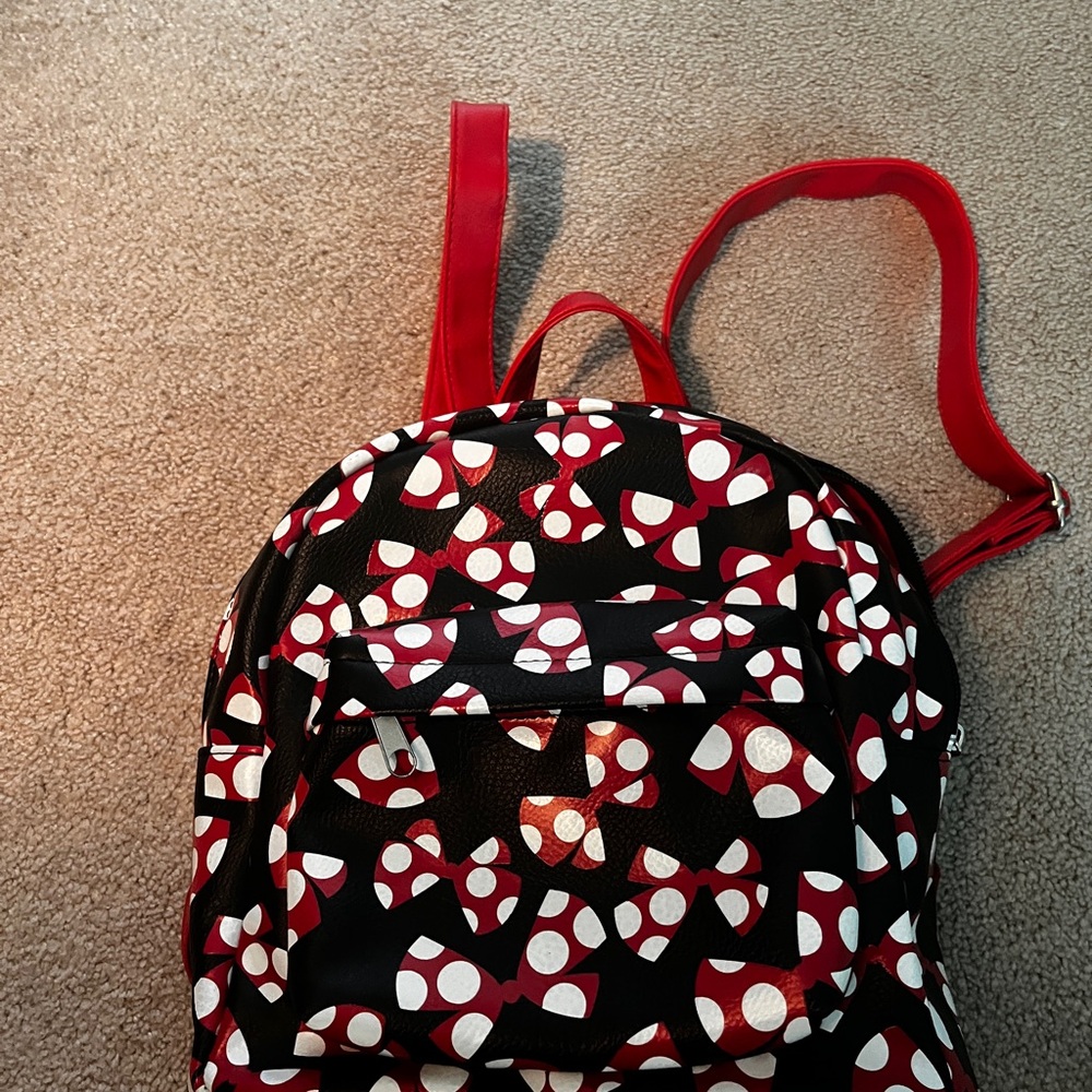 Disney Red and Black Festive Backpack
